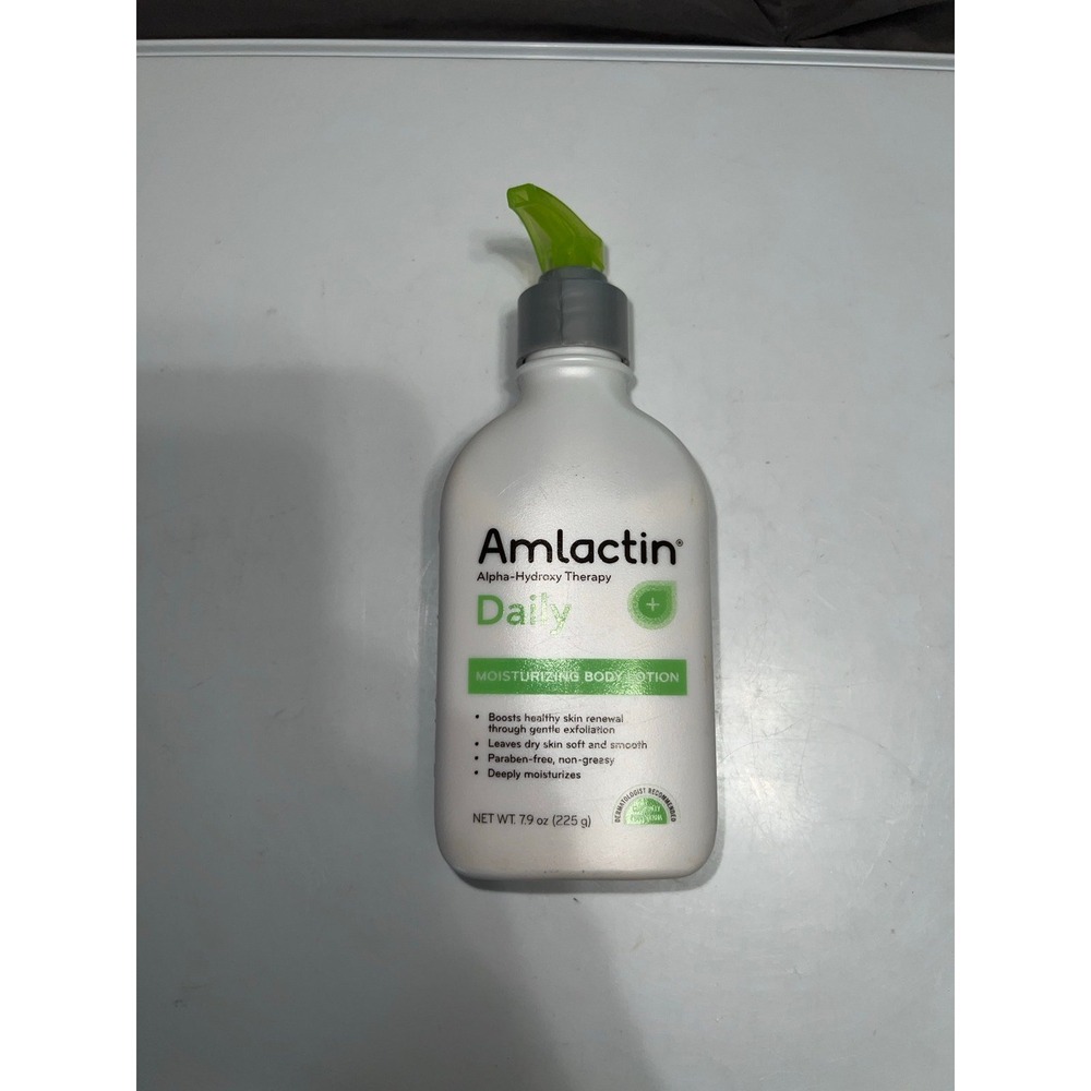 Amlactin Alpha-Hydroxy-Therapy Daily‎ Moisturizing Body Lotion 7.9 Oz 75% Full